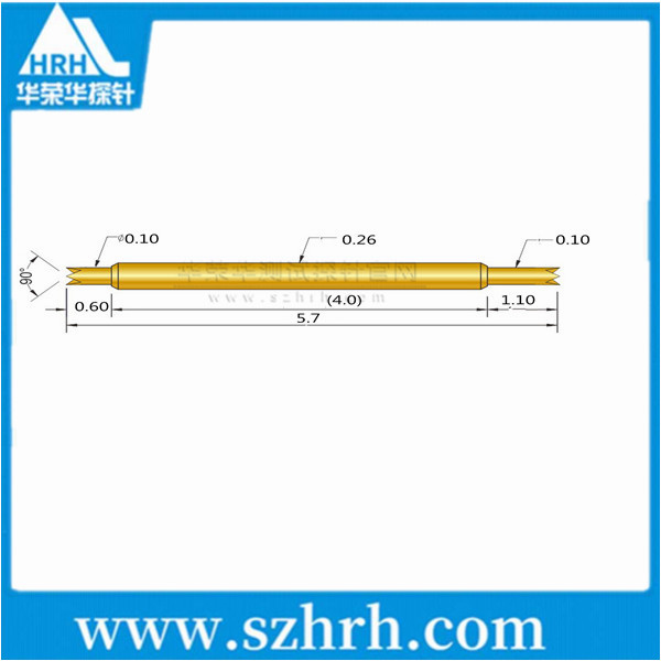 026-UU-5.7L，華榮華雙頭測(cè)試探針廠家